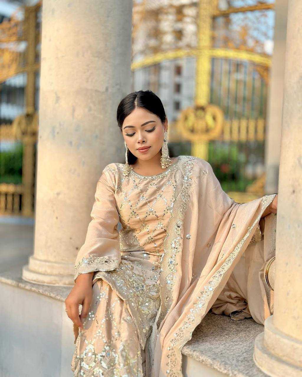 Ynf Chinon KESH499 839 Suits & Dresses Islamic Clothing Wholesale Pakistani Suits Embroidery Suits Wedding Suits Manufacturer