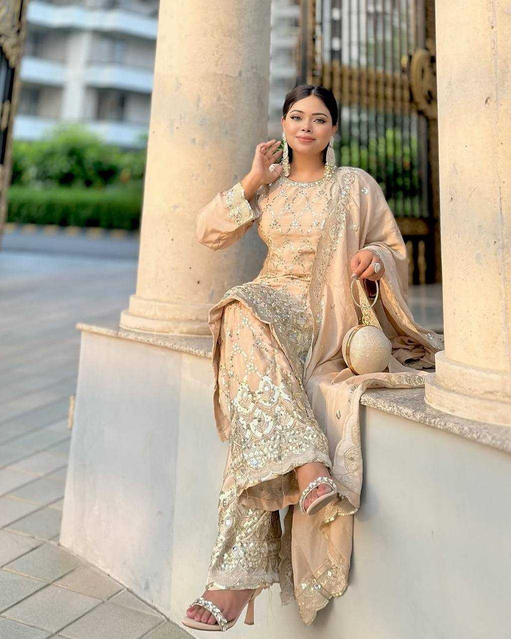 Ynf Chinon KESH499 839 Suits & Dresses Islamic Clothing Wholesale Pakistani Suits Embroidery Suits Wedding Suits Manufacturer