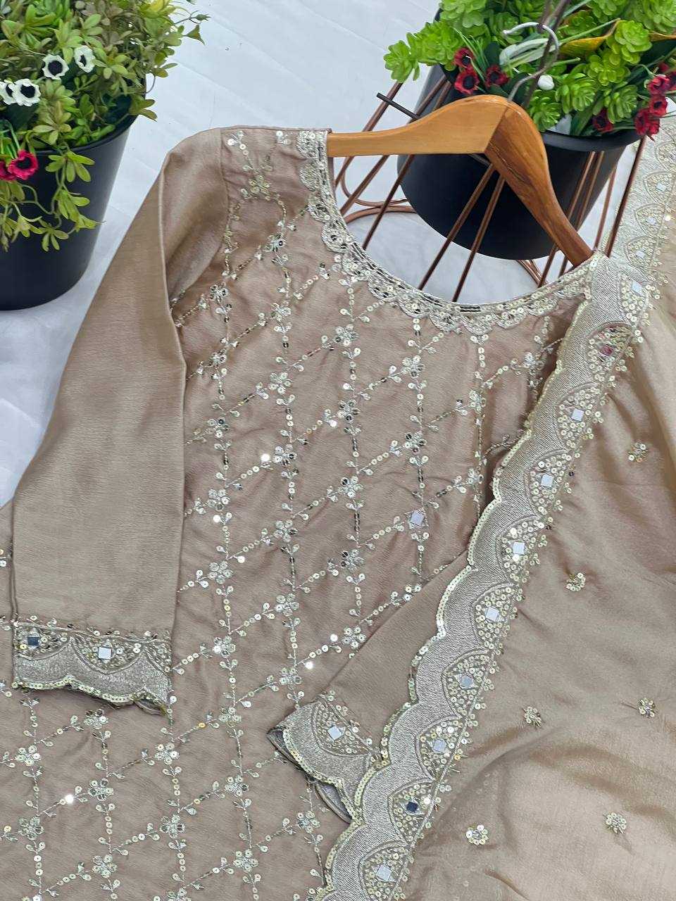 Ynf Chinon KESH499 839 Suits & Dresses Islamic Clothing Wholesale Pakistani Suits Embroidery Suits Wedding Suits Manufacturer