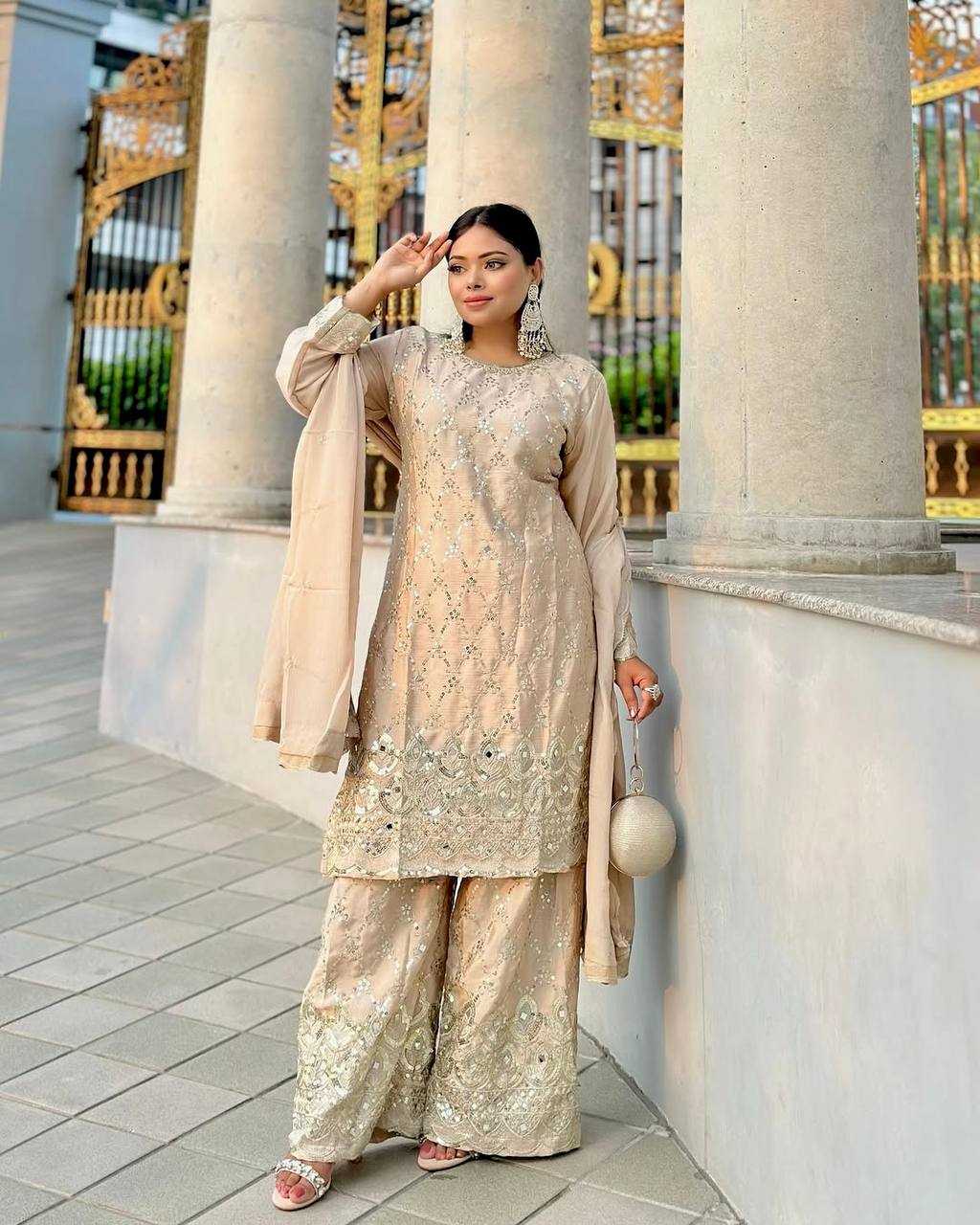 Ynf Chinon KESH499 839 Suits & Dresses Islamic Clothing Wholesale Pakistani Suits Embroidery Suits Wedding Suits Manufacturer