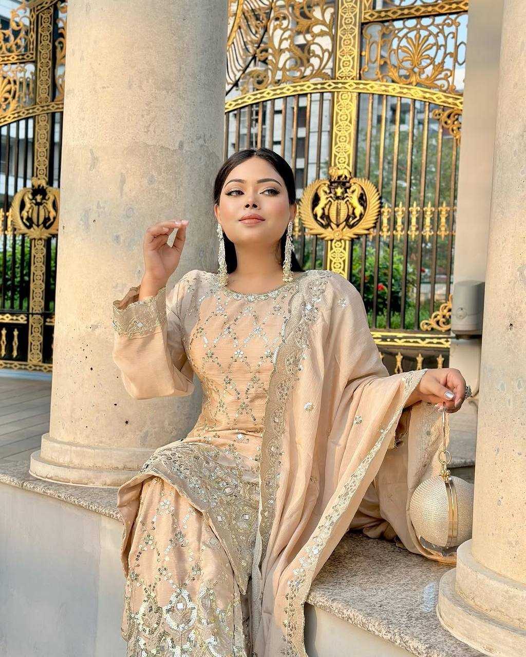 Ynf Chinon KESH499 839 Suits & Dresses Islamic Clothing Wholesale Pakistani Suits Embroidery Suits Wedding Suits Manufacturer