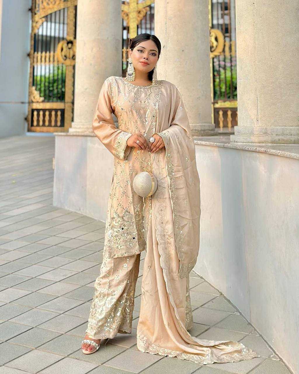 Ynf Chinon KESH499 839 Suits & Dresses Islamic Clothing Wholesale Pakistani Suits Embroidery Suits Wedding Suits Manufacturer
