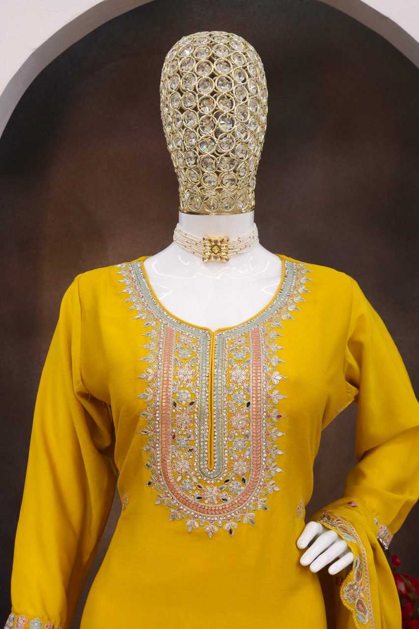 Ynf Chinon KESH504 1714 Suits & Dresses Wholesale Sharara Salwar Suits Embroidery Suits Party wear suits Manufacturer