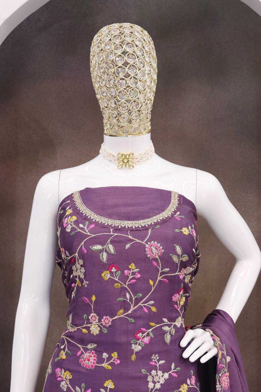 Ynf Chinon KESH504 6630 Suits & Dresses Wholesale Ladies Suits Embroidery Suits Palazzo Suit Party wear suits Manufacturer