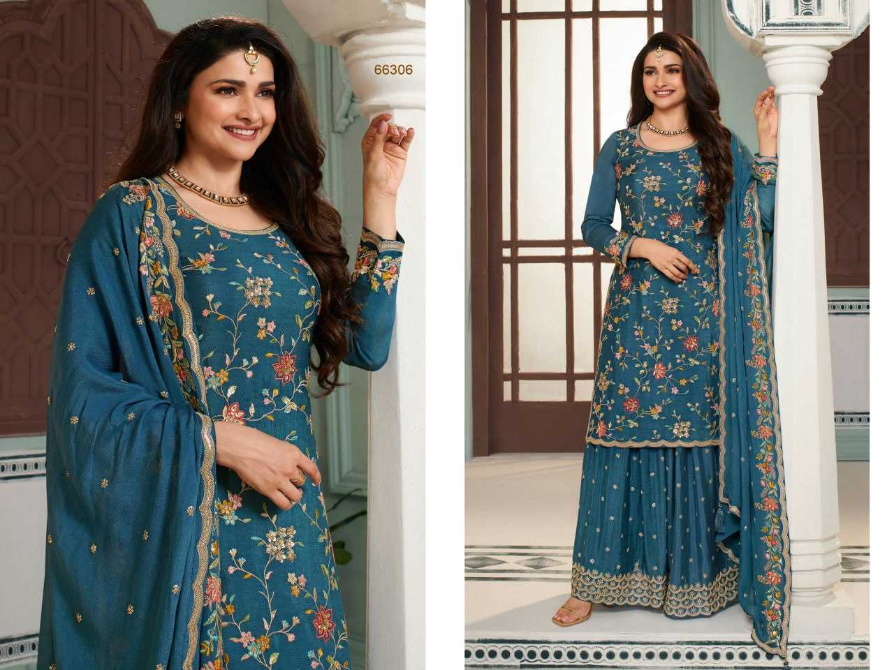 Ynf Chinon KESH504 6630 Suits & Dresses Wholesale Ladies Suits Embroidery Suits Palazzo Suit Party wear suits Manufacturer