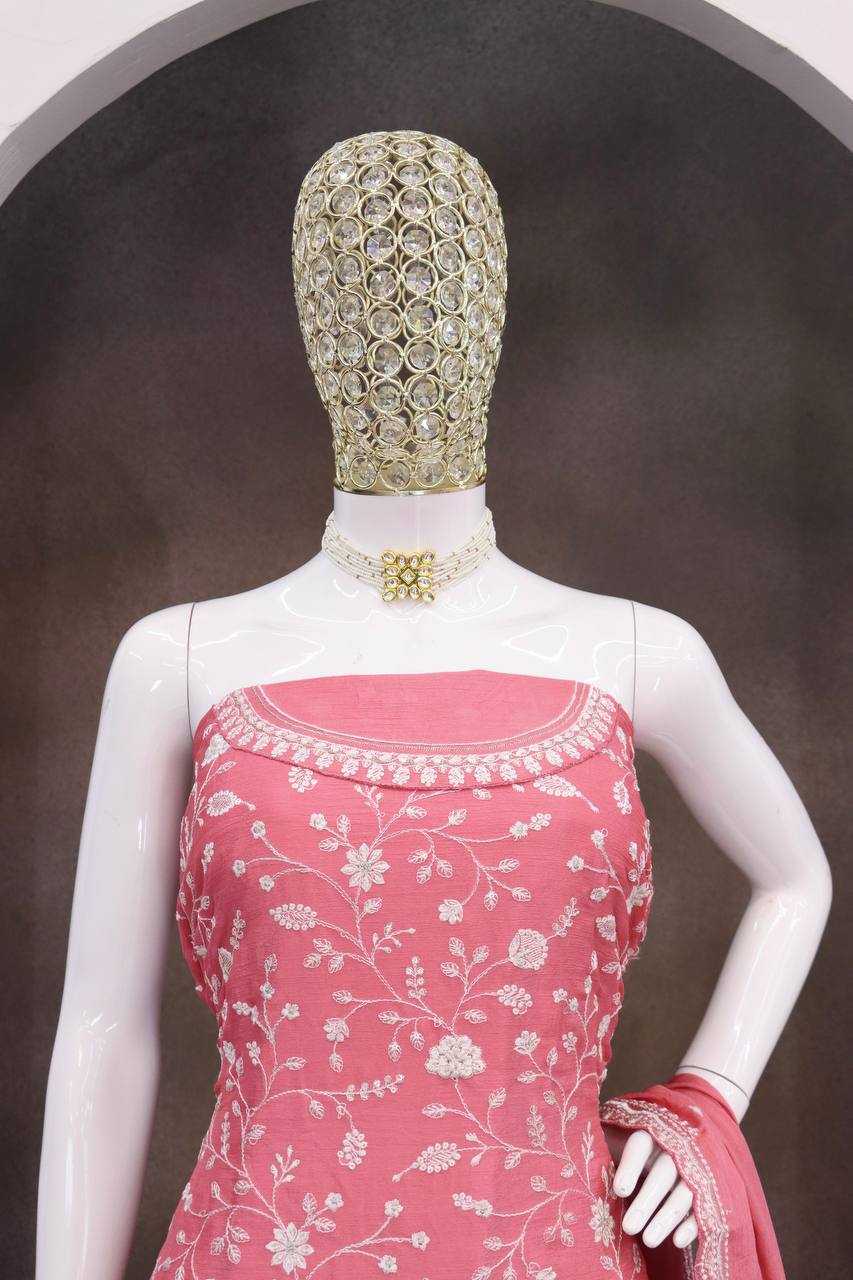 Ynf Chinon KESH504 66841 Suits & Dresses Wholesale Ladies Suits Embroidery Suits Palazzo Suit Party wear suits Manufacturer