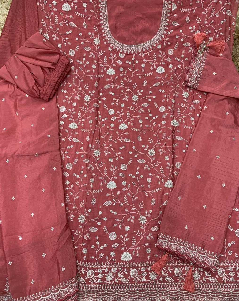 Ynf Chinon KESH504 66841 Suits & Dresses Wholesale Ladies Suits Embroidery Suits Palazzo Suit Party wear suits Manufacturer