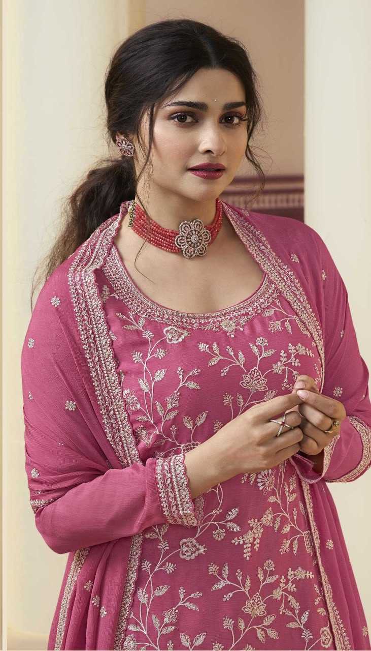 Ynf Chinon KESH504 66841 Suits & Dresses Wholesale Ladies Suits Embroidery Suits Palazzo Suit Party wear suits Manufacturer