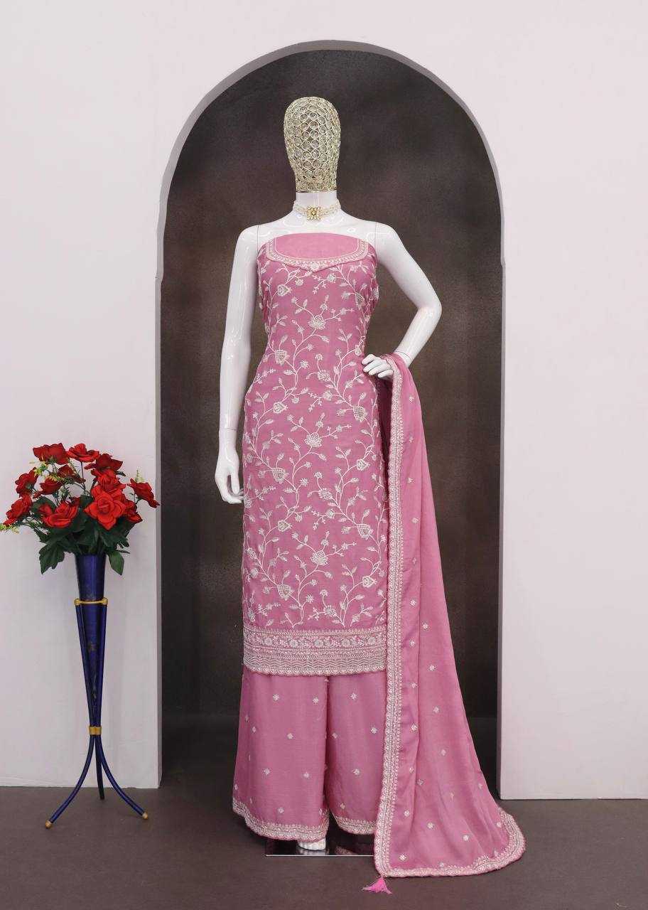 Ynf Chinon KESH504 66841 Suits & Dresses Wholesale Ladies Suits Embroidery Suits Palazzo Suit Party wear suits Manufacturer