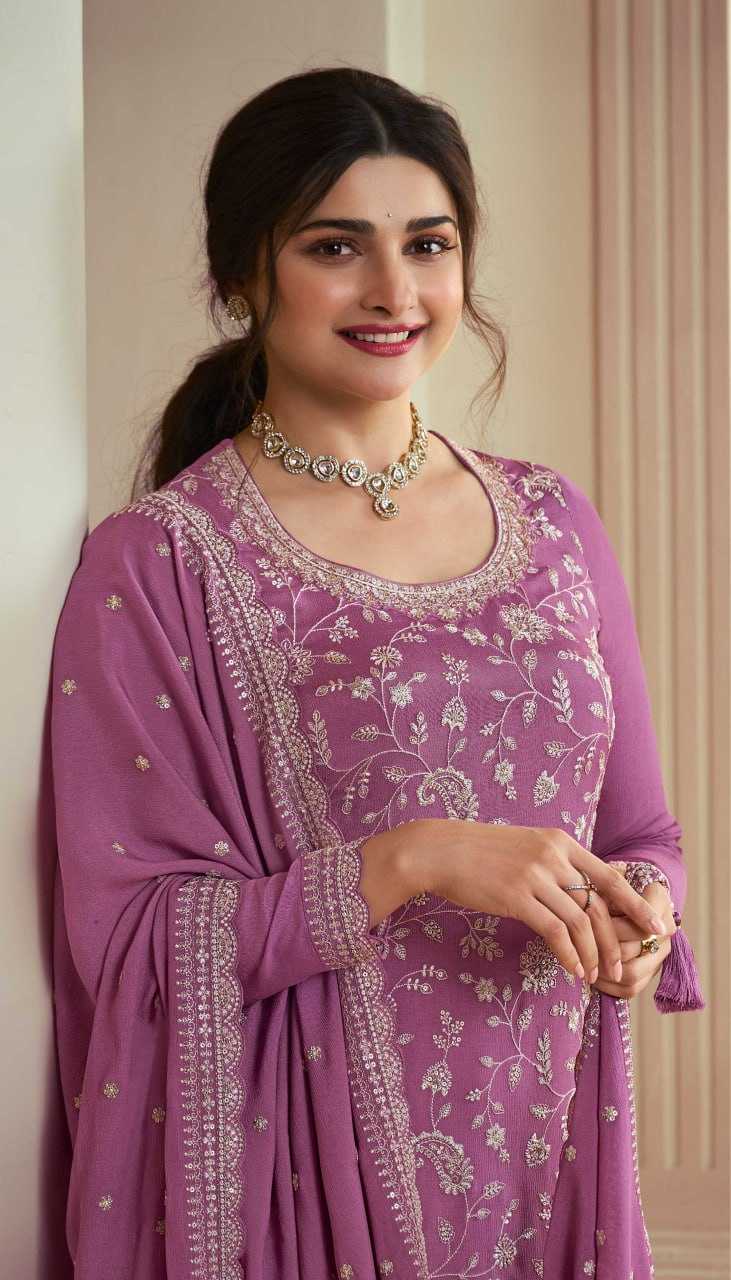 Ynf Chinon KESH504 66841 Suits & Dresses Wholesale Ladies Suits Embroidery Suits Palazzo Suit Party wear suits Manufacturer