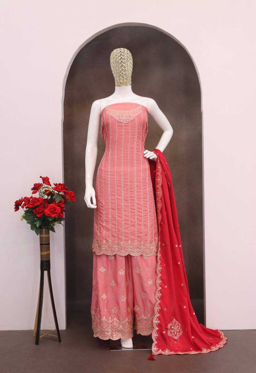 Ynf Chinon KESH504 69541 Suits & Dresses Wholesale Ladies Suits Embroidery Suits Palazzo Suit Party wear suits Manufacturer