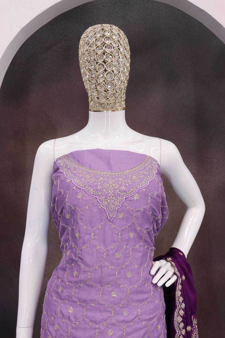 Ynf Chinon KESH504 69541 Suits & Dresses Wholesale Ladies Suits Embroidery Suits Palazzo Suit Party wear suits Manufacturer