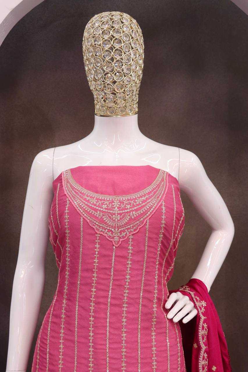 Ynf Chinon KESH504 69541 Suits & Dresses Wholesale Ladies Suits Embroidery Suits Palazzo Suit Party wear suits Manufacturer