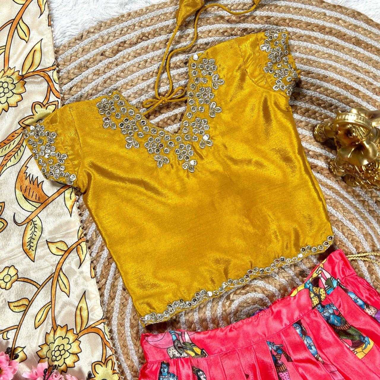 Ynf Chinon KESH505 308 Kids Wear Wholesale Kids Lehenga Kids Lehenga Choli Baby Girl Lehenga Manufacturer