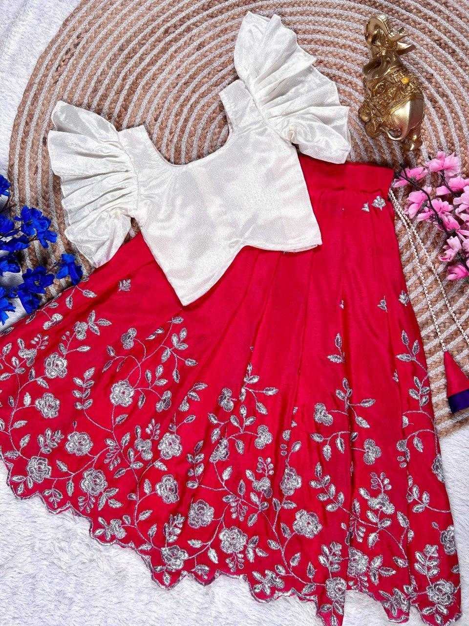 Ynf Chinon KESH505 313 Kids Wear Wholesale Kids Lehenga Kids Lehenga Choli Baby Girl Lehenga Manufacturer