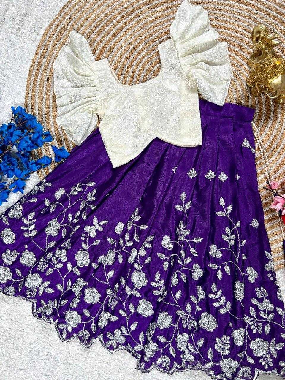 Ynf Chinon KESH505 313 Kids Wear Wholesale Kids Lehenga Kids Lehenga Choli Baby Girl Lehenga Manufacturer