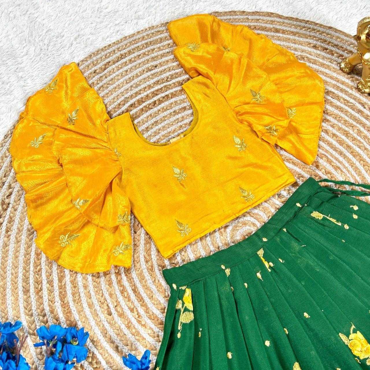 Ynf Chinon KESH505 316 Kids Wear Wholesale Kids Lehenga Kids Lehenga Choli Baby Girl Lehenga Manufacturer