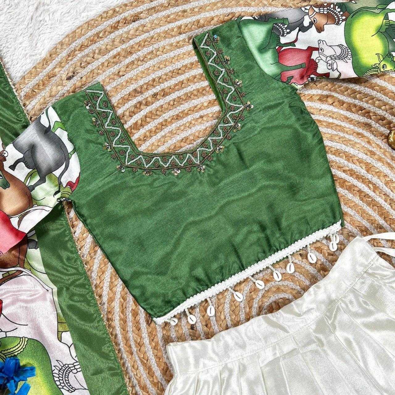 Ynf Chinon KESH505 327 Kids Wear Wholesale Kids Lehenga Kids Lehenga Choli Baby Girl Lehenga Manufacturer