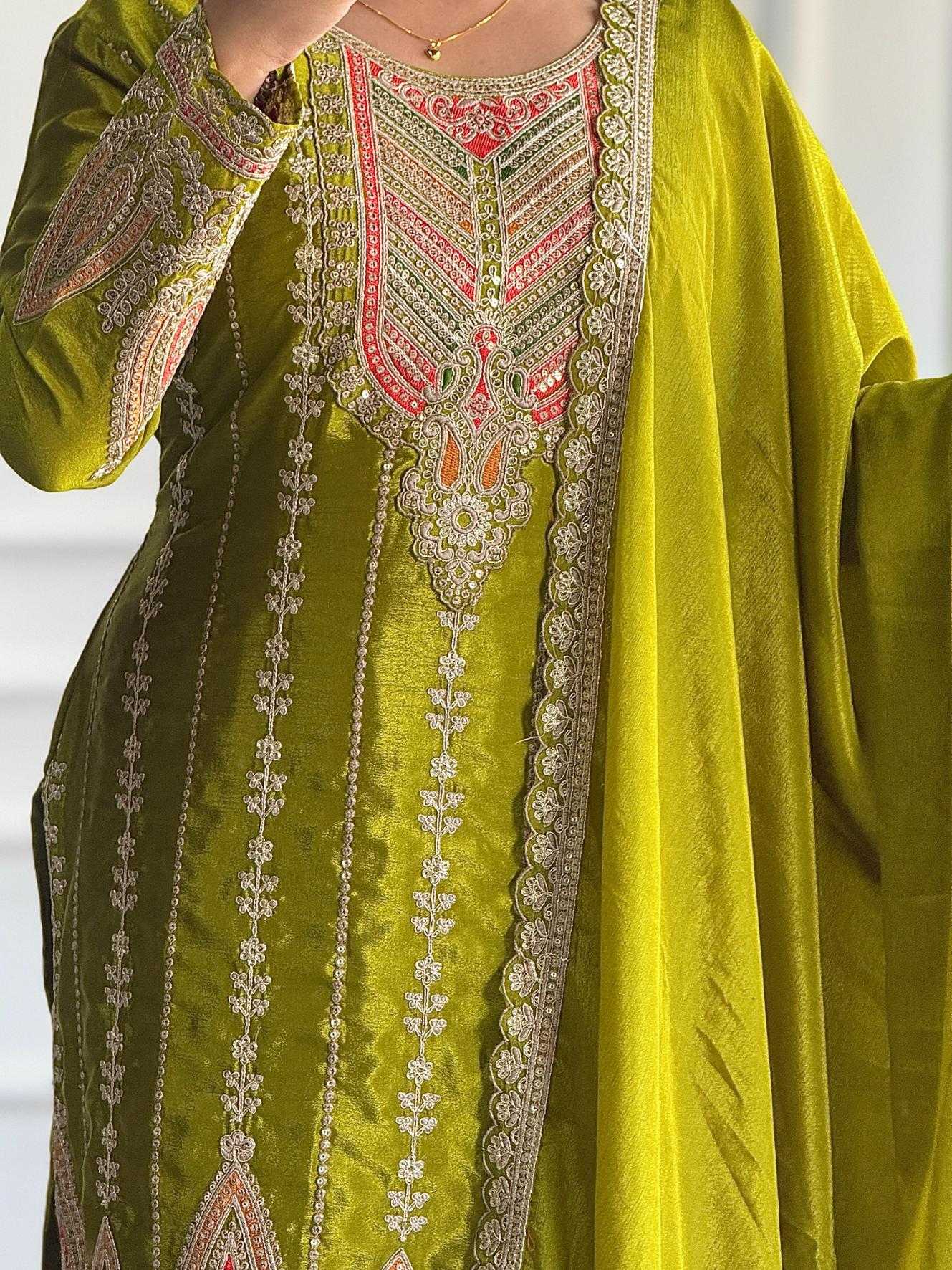 Ynf Chinon KESH506 123 Suits & Dresses Wholesale Ladies Suits Embroidery Suits Designer dresses Manufacturer