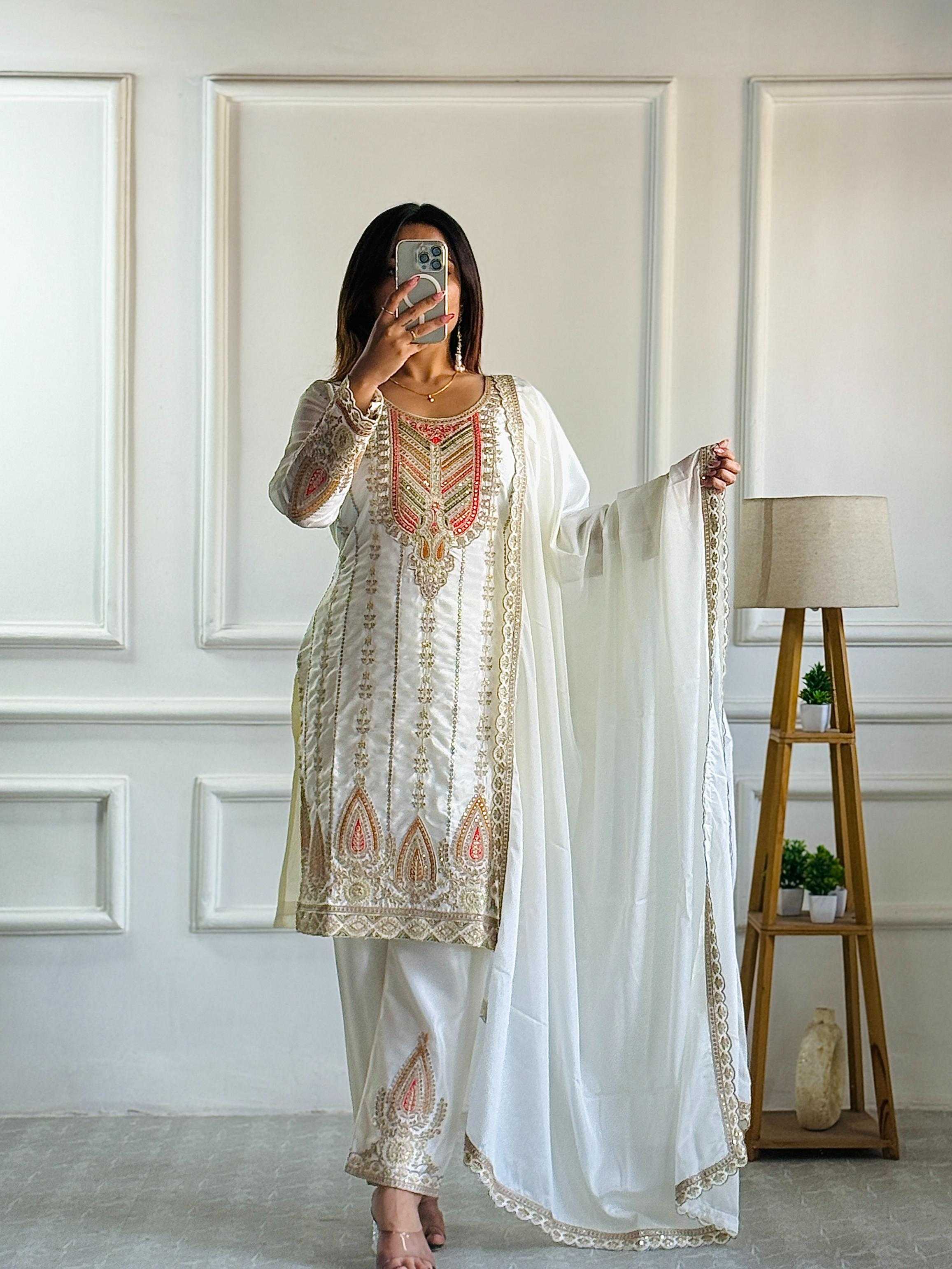 Ynf Chinon KESH506 123 Suits & Dresses Wholesale Ladies Suits Embroidery Suits Designer dresses Manufacturer