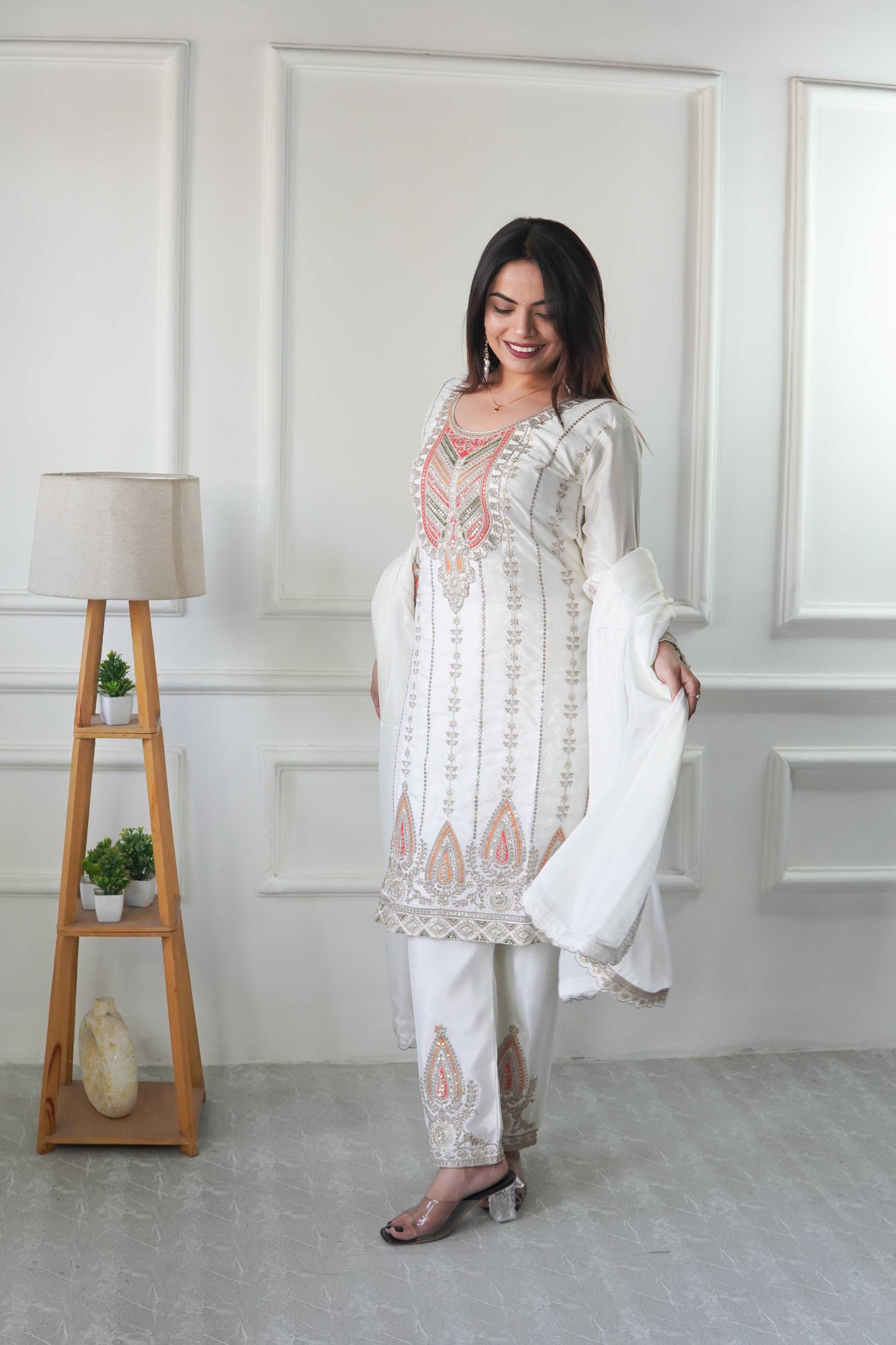 Ynf Chinon KESH506 123 Suits & Dresses Wholesale Ladies Suits Embroidery Suits Designer dresses Manufacturer