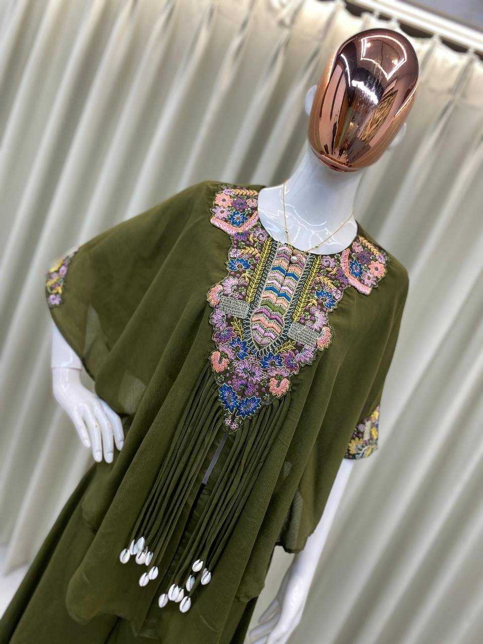 Ynf Chinon RIN110 349 Kurti Wholesale Embroidered Kurtis Indo-Western Kurtis Manufacturer