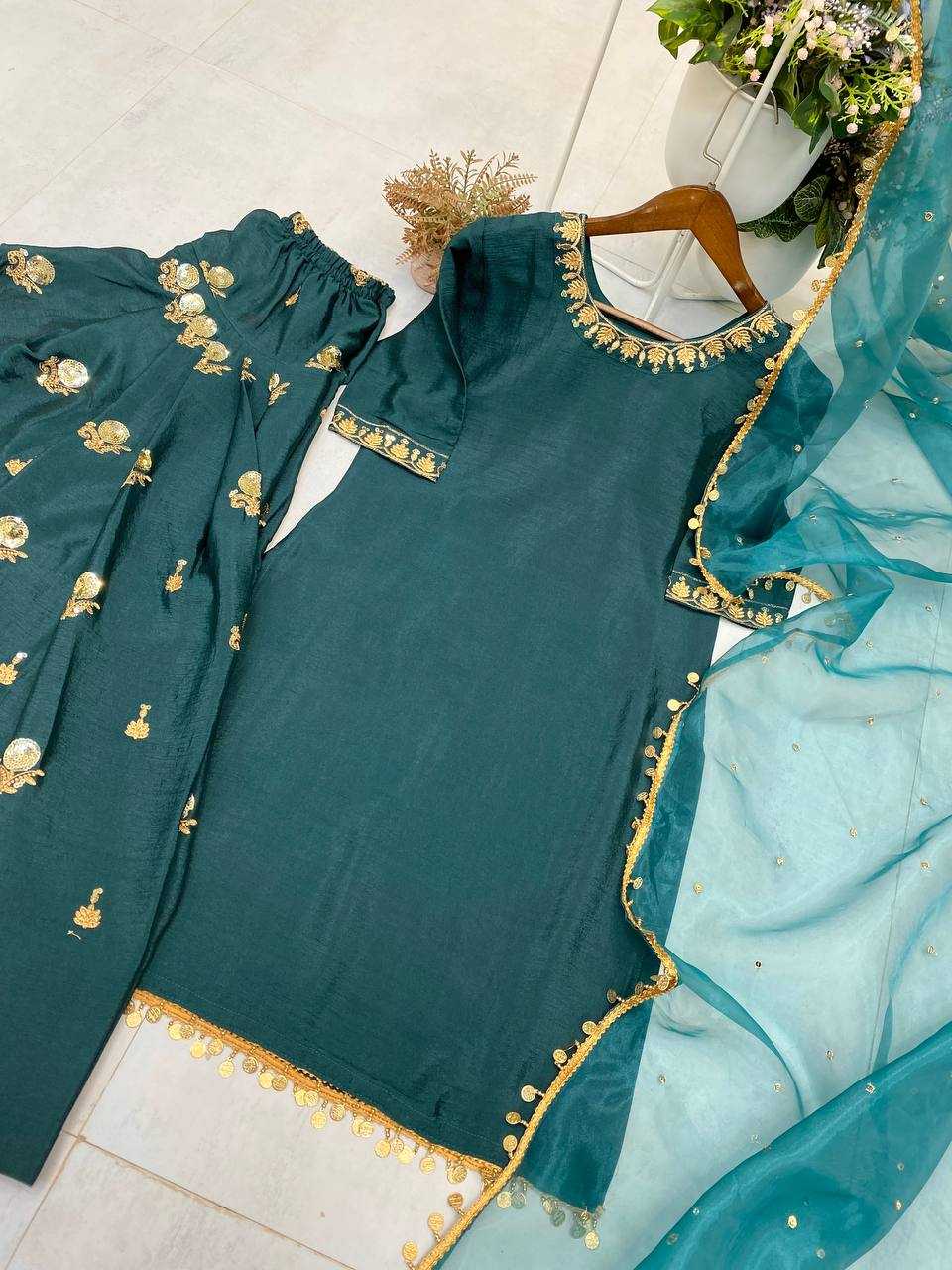 Ynf Chinon RIN110 362 Suits & Dresses Wholesale Embroidery Suits Patiala Suits Dhoti Salwar Suit Manufacturer