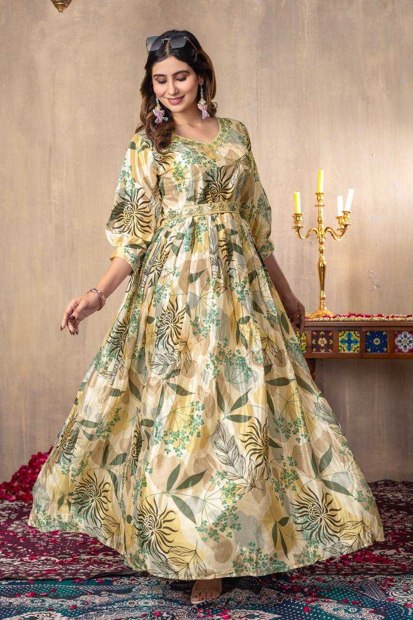 Ynf Chinon RIN112 104 Gowns Wholesale Fancy Gowns Party Gowns Designer Gowns Manufacturer
