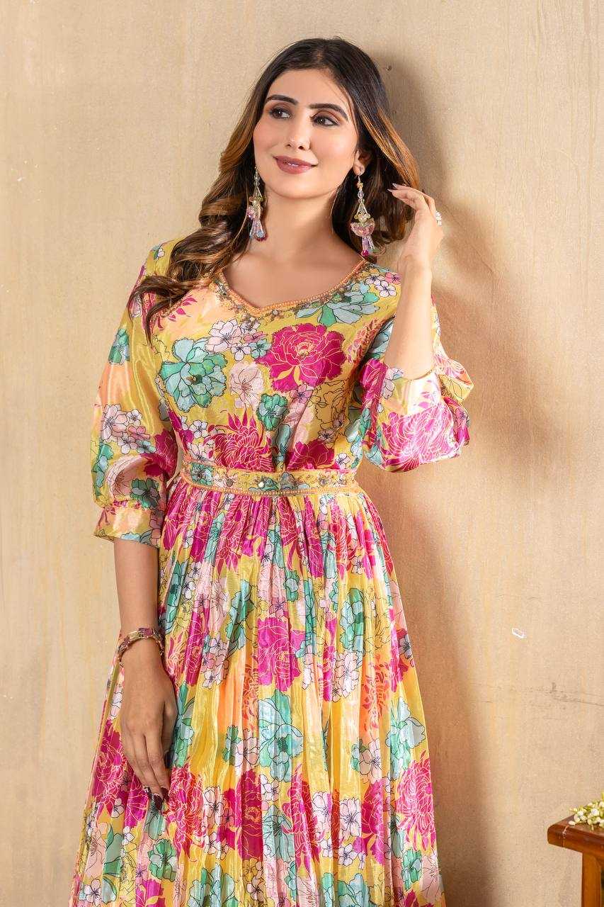 Ynf Chinon RIN112 104 Gowns Wholesale Fancy Gowns Party Gowns Designer Gowns Manufacturer