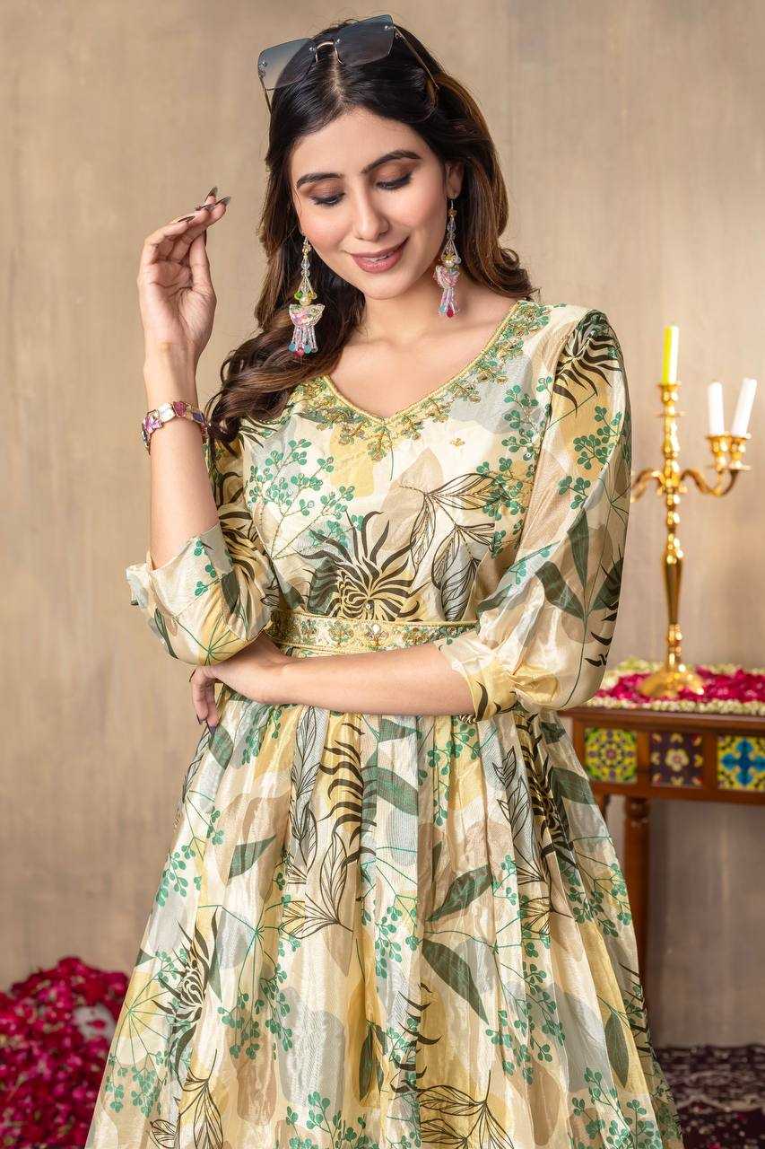 Ynf Chinon RIN112 104 Gowns Wholesale Fancy Gowns Party Gowns Designer Gowns Manufacturer