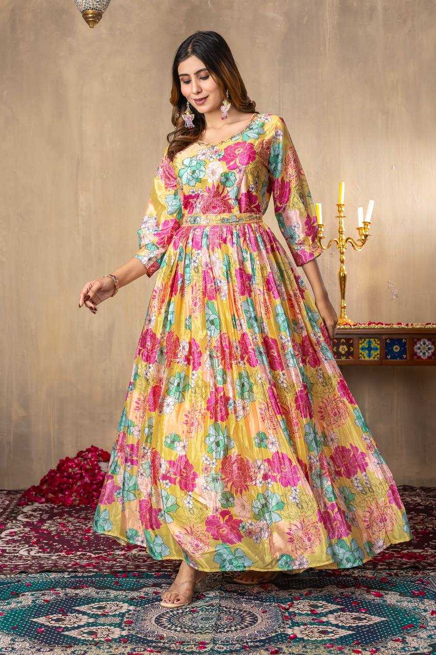 Ynf Chinon RIN112 104 Gowns Wholesale Fancy Gowns Party Gowns Designer Gowns Manufacturer