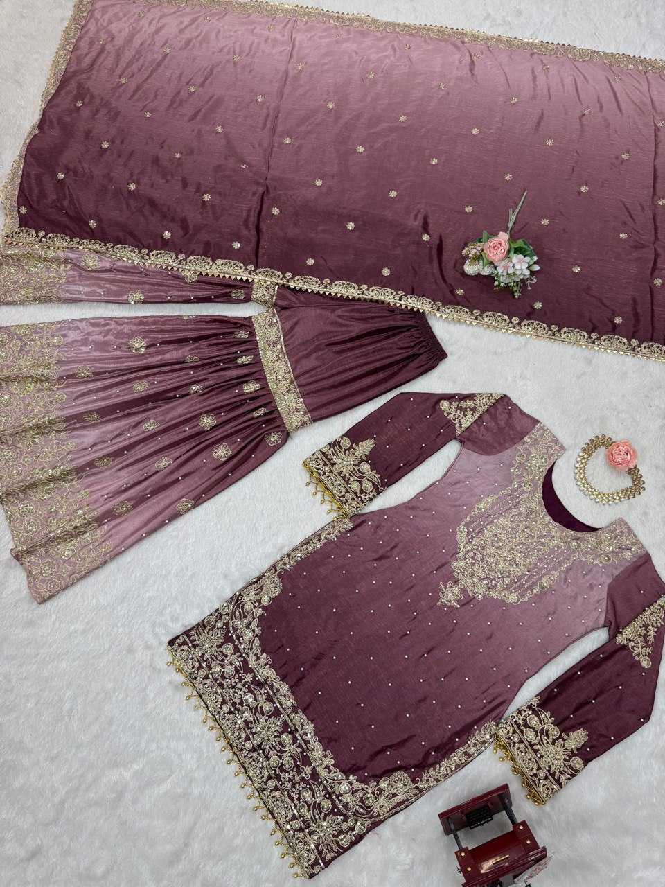Ynf Chinon RIN133 01 Suits & Dresses Wholesale Ladies Suits Designer Suits Silk Suits Manufacturer