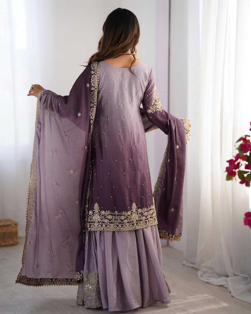 Ynf Chinon RIN133 01 Suits & Dresses Wholesale Ladies Suits Designer Suits Silk Suits Manufacturer