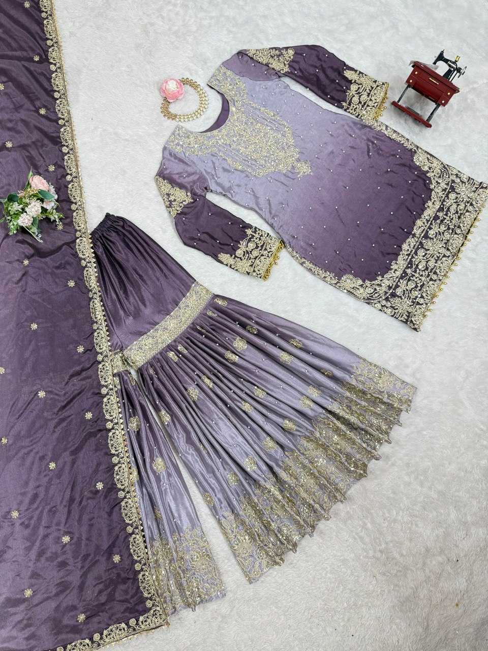 Ynf Chinon RIN133 01 Suits & Dresses Wholesale Ladies Suits Designer Suits Silk Suits Manufacturer