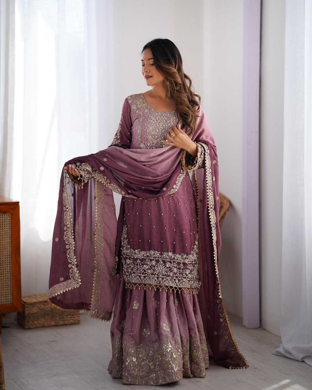 Ynf Chinon RIN133 01 Suits & Dresses Wholesale Ladies Suits Designer Suits Silk Suits Manufacturer