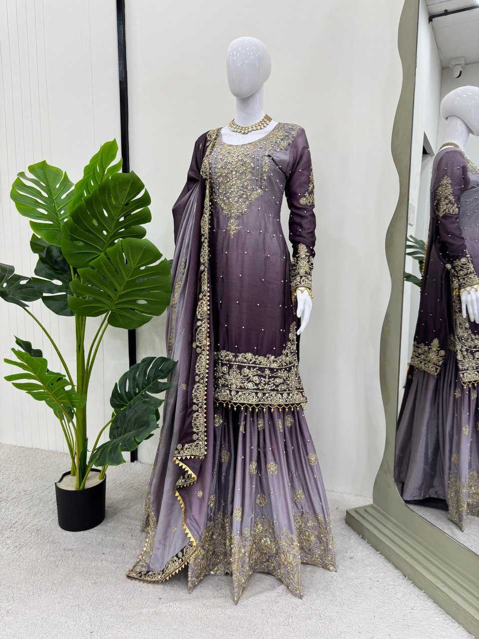 Ynf Chinon RIN133 01 Suits & Dresses Wholesale Ladies Suits Designer Suits Silk Suits Manufacturer
