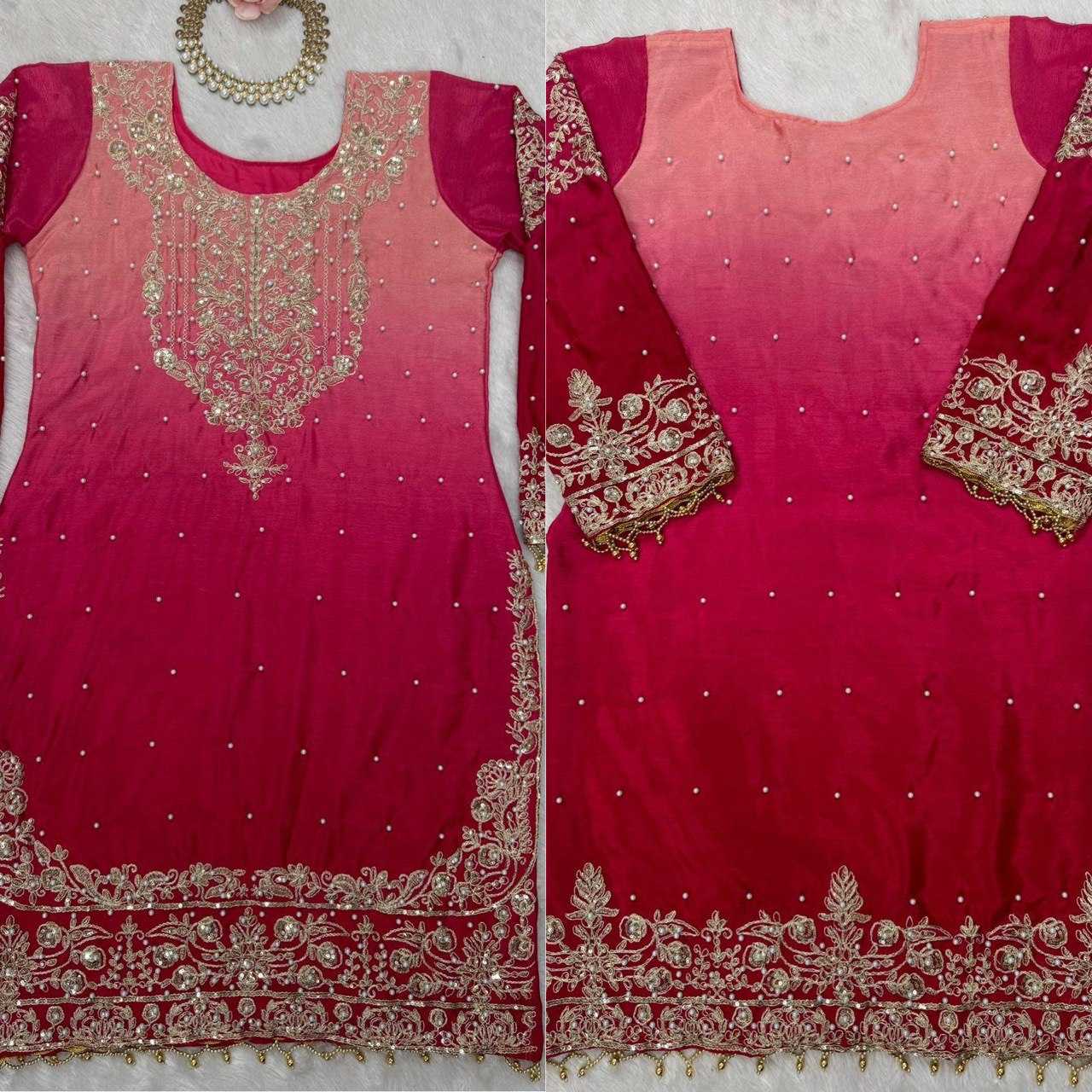 Ynf Chinon RIN133 01 Suits & Dresses Wholesale Ladies Suits Designer Suits Silk Suits Manufacturer