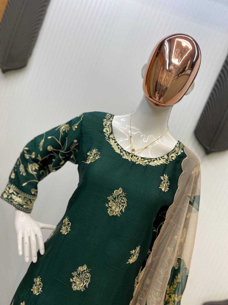 Ynf Chinon RIN141 1887 Suits & Dresses Wholesale Sharara Salwar Suits Designer Suits Manufacturer