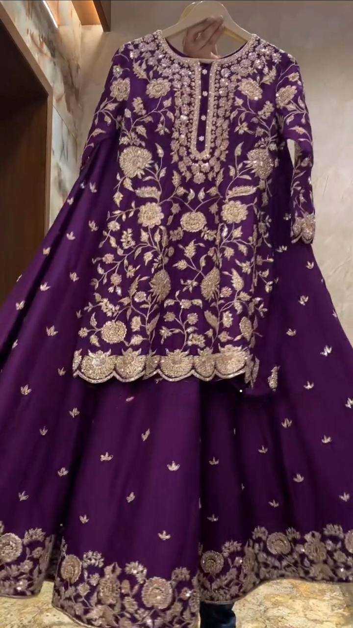 Ynf Chinon RIN141 1940 Suits & Dresses Wholesale Sharara Salwar Suits Embroidery Suits Party wear suits Manufacturer