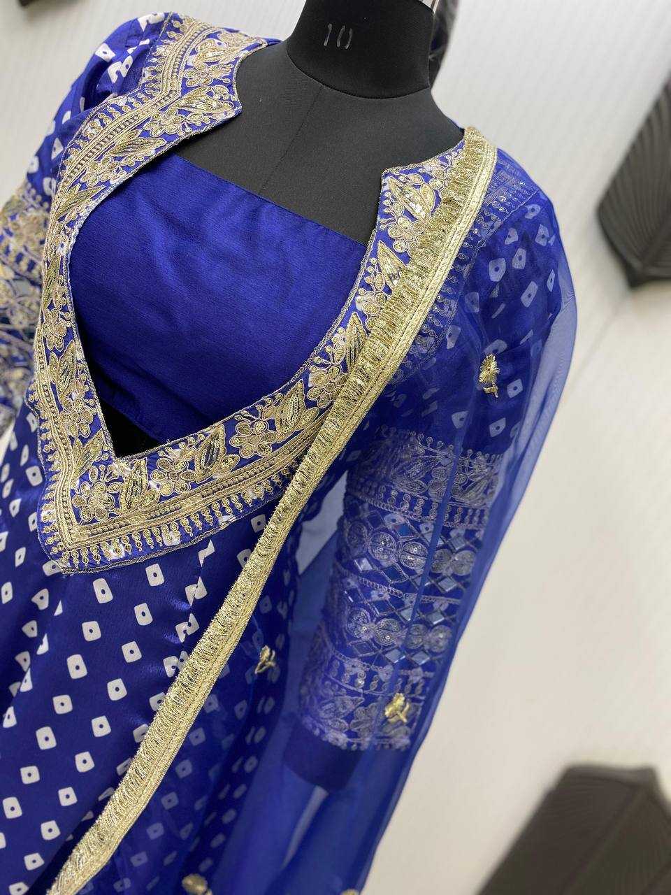 Ynf Chinon RIN141 1957 Suits & Dresses Western Wears Festive Collections Wholesale Indo Western Dresses Printed Dresses Embroidered Dresses Manufacturer