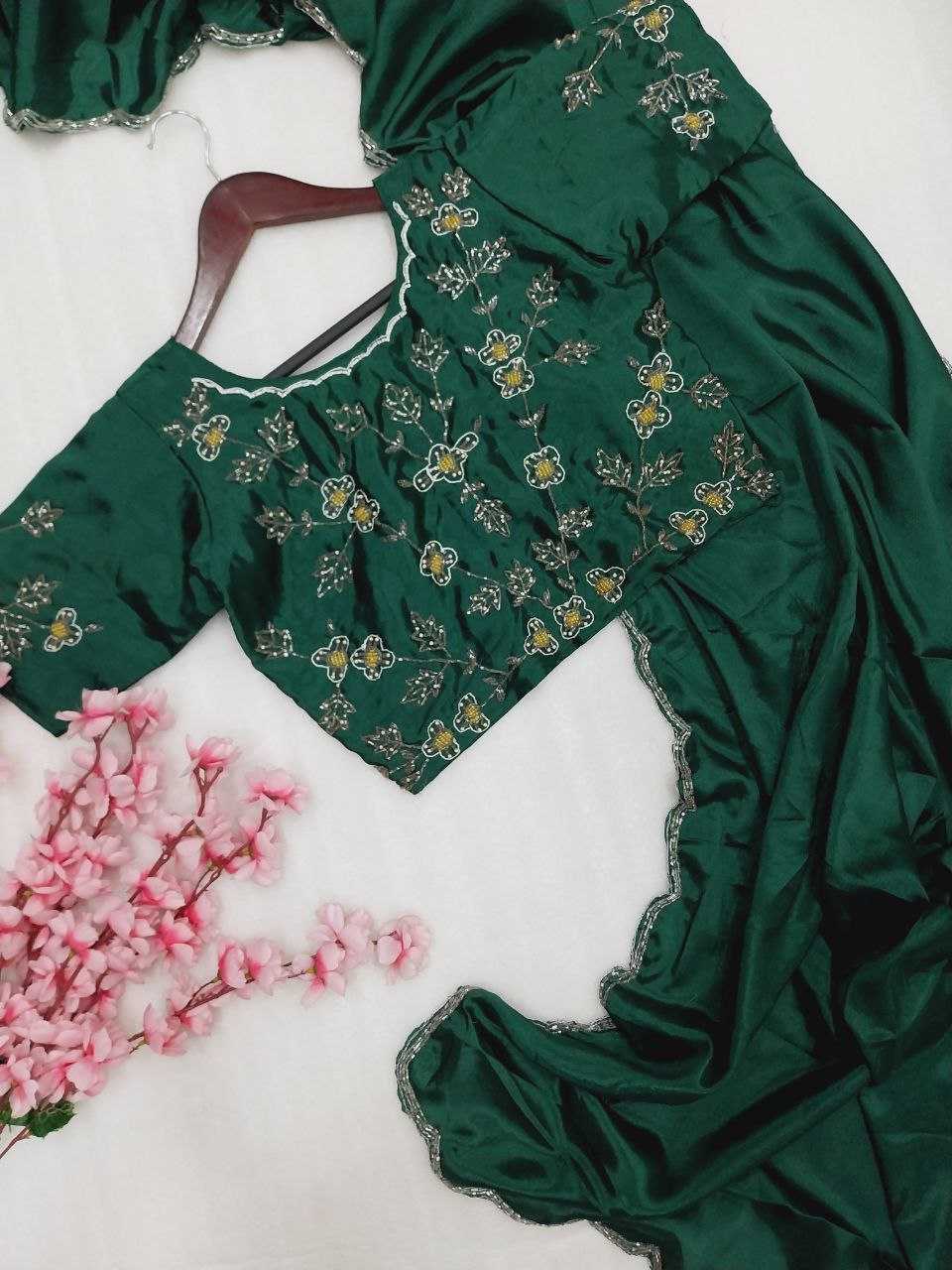 Ynf Chinon RIN171 825 Sarees Wholesale Party Wear Sarees Fancy Sarees Silk Sarees Manufacturer