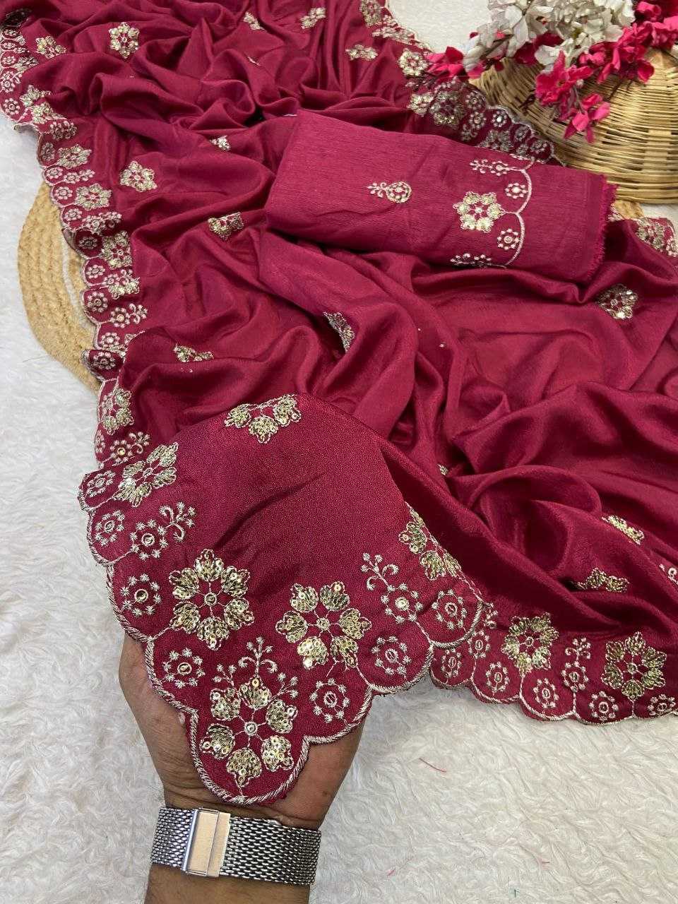 Ynf Chinon RIN171 830 Sarees Wholesale Designer Sarees Party Wear Sarees Sequence Sarees Manufacturer
