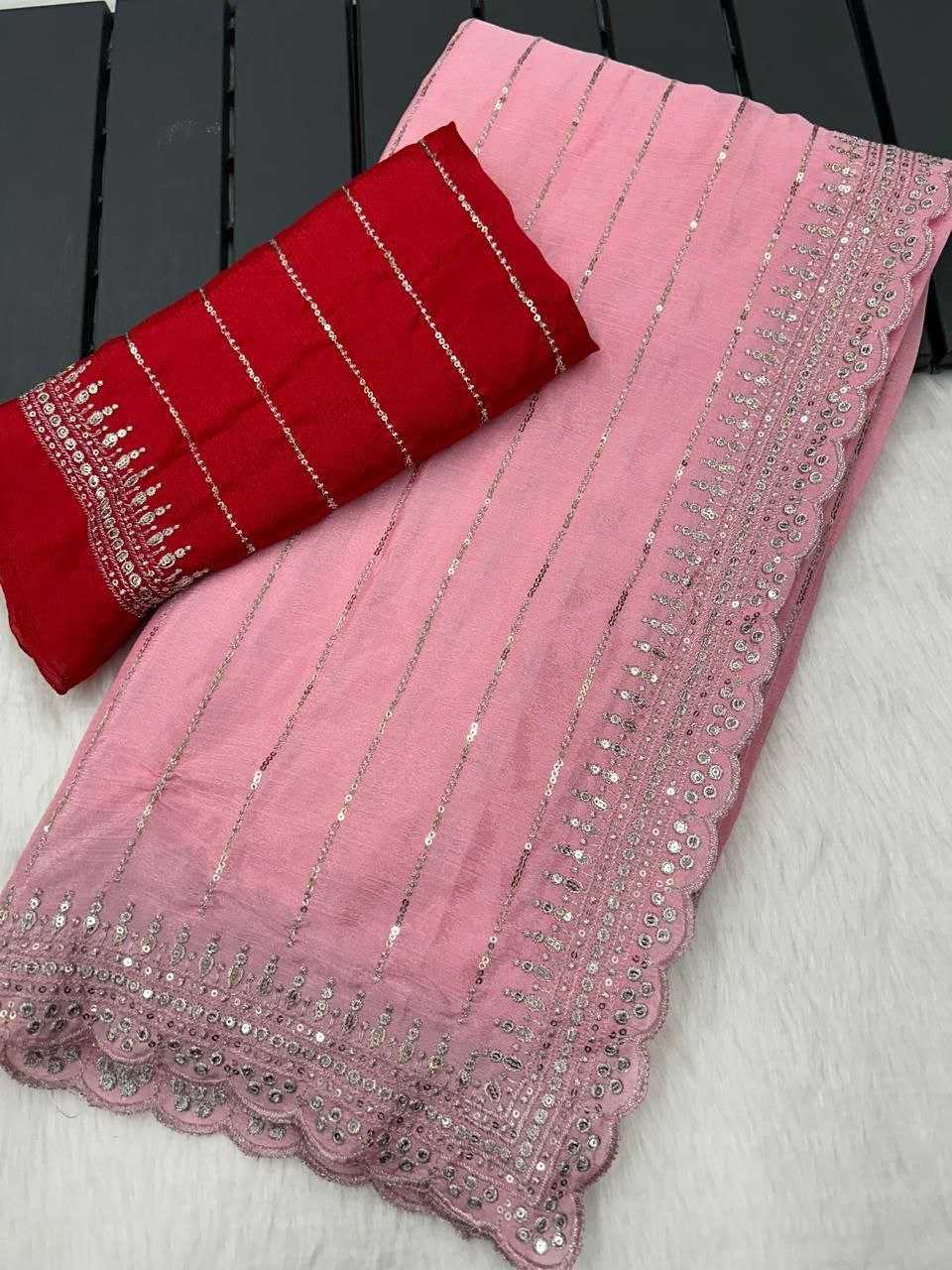 Ynf Chinon RIN216 Maitri Sarees Wholesale Party Wear Sarees Fancy Sarees Embroidered Sarees Manufacturer