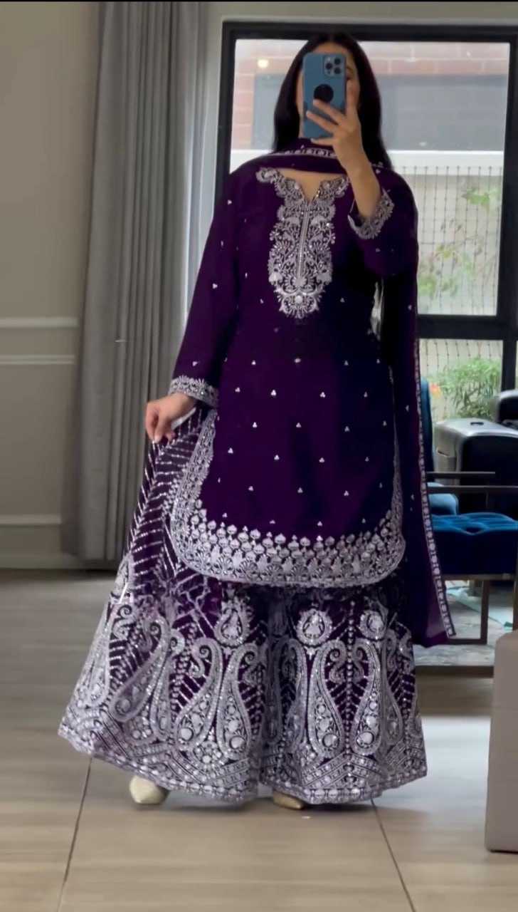 Ynf Chinon RIN232 78 Suits & Dresses Wholesale Sharara Salwar Suits Designer dresses Manufacturer