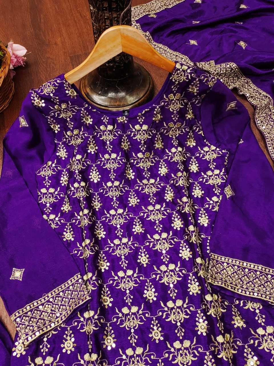 Ynf Chinon RIN232 83 Suits & Dresses Wholesale Sharara Salwar Suits Party wear suits Manufacturer