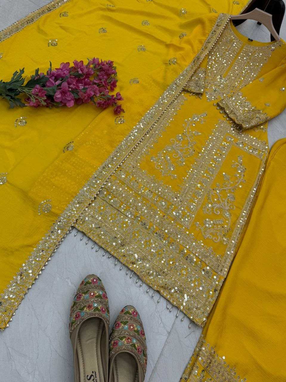 Ynf Chinon Silk KESH158 8996 Suits & Dresses Wedding Collections Festive Collections Wholesale Ladies Silk Suit Designer Suits Wedding Outfits Manufacturer