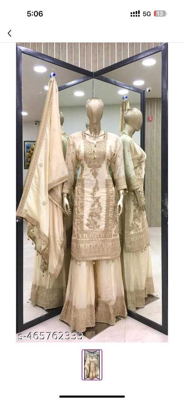 Ynf Chinon Silk KESH158 8996 Suits & Dresses Wedding Collections Festive Collections Wholesale Ladies Silk Suit Designer Suits Wedding Outfits Manufacturer