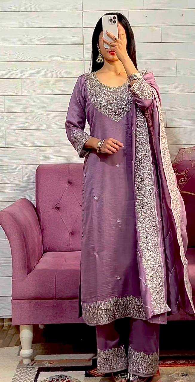 Ynf Chinon Silk KESH159 1030 Kurti Wholesale Fancy Kurti Embroidered Kurtis Silk Kurtis Manufacturer