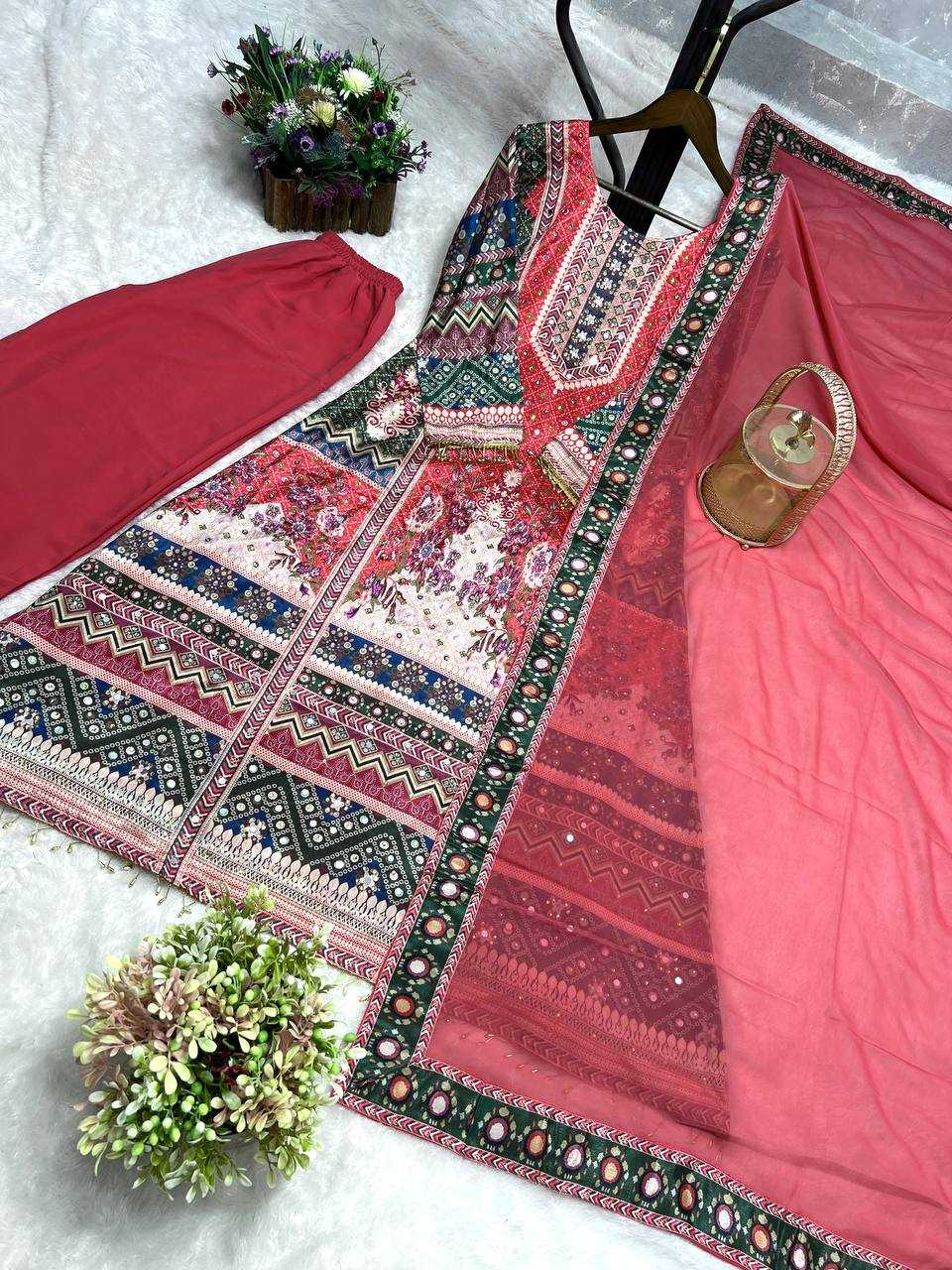 Ynf Chinon Silk KESH159 608 Suits & Dresses Wholesale Printed Suits Ladies Salwar Suits Party wear suits Manufacturer