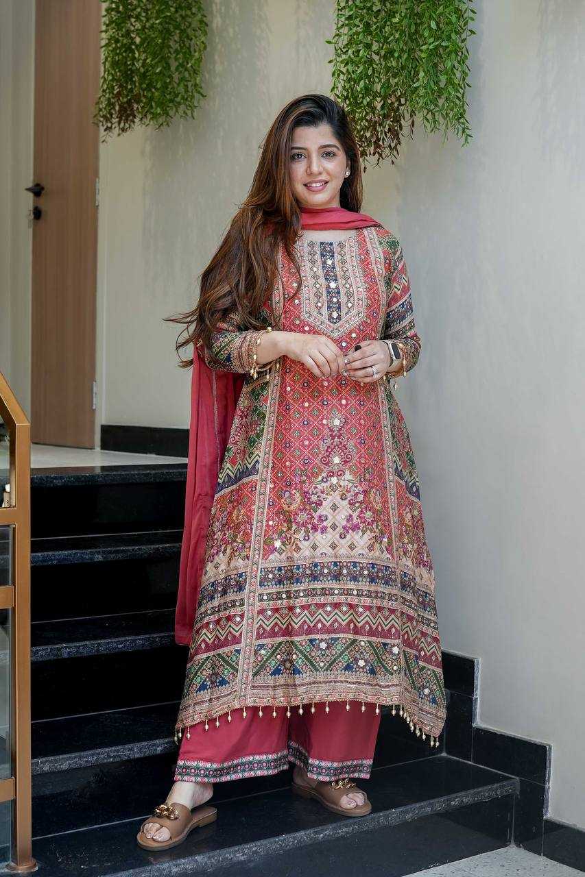 Ynf Chinon Silk KESH159 608 Suits & Dresses Wholesale Printed Suits Ladies Salwar Suits Party wear suits Manufacturer
